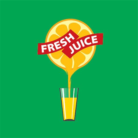 vector icon fresh juice from natural products Stock Photo - Budget Royalty-Free & Subscription, Code: 400-08493298