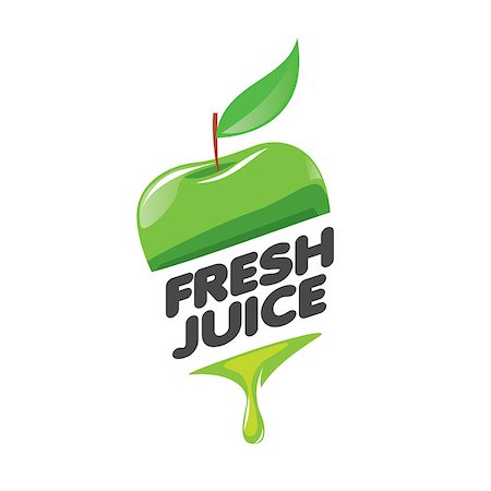 vector icon fresh juice from natural products Stock Photo - Budget Royalty-Free & Subscription, Code: 400-08493318