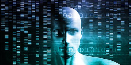 Medical Research in Genetics and DNA Science as Concept Stock Photo - Budget Royalty-Free & Subscription, Code: 400-08493484