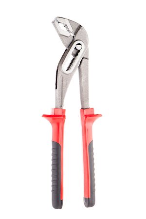 simsearch:400-05058869,k - Water pump pliers isolated on white background Foto de stock - Royalty-Free Super Valor e Assinatura, Número: 400-08493763