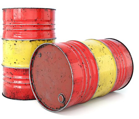 simsearch:400-06461938,k - A rusted oil barrel isolated on a white background Fotografie stock - Microstock e Abbonamento, Codice: 400-08504432