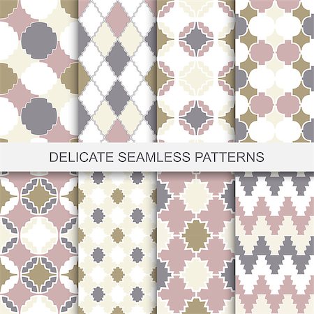 simsearch:400-07918887,k - Collection of seamless colorfiul geometric ornamental patterns. Stock Photo - Budget Royalty-Free & Subscription, Code: 400-08505412