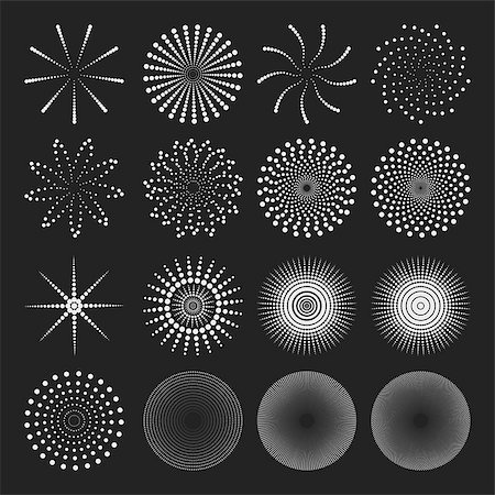 Dot shapes, vector set of design elements Stock Photo - Budget Royalty-Free & Subscription, Code: 400-08506532