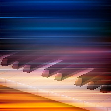 simsearch:400-04767338,k - abstract blur music background with piano keys Stockbilder - Microstock & Abonnement, Bildnummer: 400-08507109