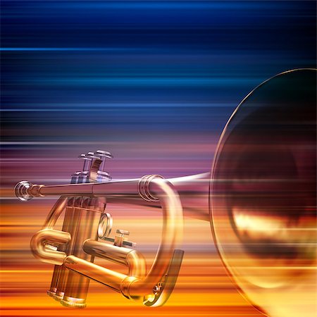 simsearch:400-08159413,k - abstract blur music background with trumpet Foto de stock - Super Valor sin royalties y Suscripción, Código: 400-08507113