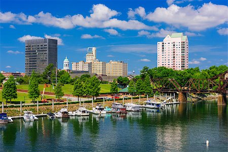 simsearch:400-06142545,k - Augusta, Georgia, USA downtown skyline on the Savannah River. Stock Photo - Budget Royalty-Free & Subscription, Code: 400-08508399