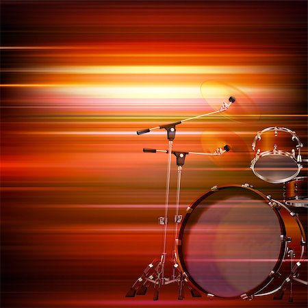 simsearch:400-08507108,k - abstract red blur music background with drum kit Photographie de stock - Aubaine LD & Abonnement, Code: 400-08508614