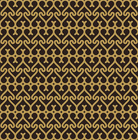 simsearch:400-05208161,k - Seamless background in Arabic style. Gold  wallpaper with patterns for design. Traditional oriental decor Photographie de stock - Aubaine LD & Abonnement, Code: 400-08500265