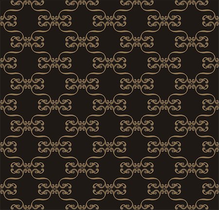 simsearch:400-05208161,k - Seamless background in Arabic style. Black, brown wallpaper with patterns for design. Traditional oriental decor Photographie de stock - Aubaine LD & Abonnement, Code: 400-08500262