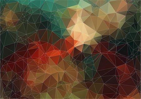 Vintage color abstract polygonal background for web design Photographie de stock - Aubaine LD & Abonnement, Code: 400-08500763