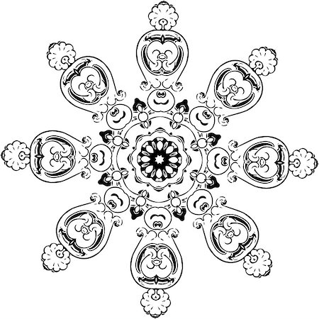 simsearch:400-06739339,k - Mandala ethnic indian illustration design Foto de stock - Super Valor sin royalties y Suscripción, Código: 400-08501962