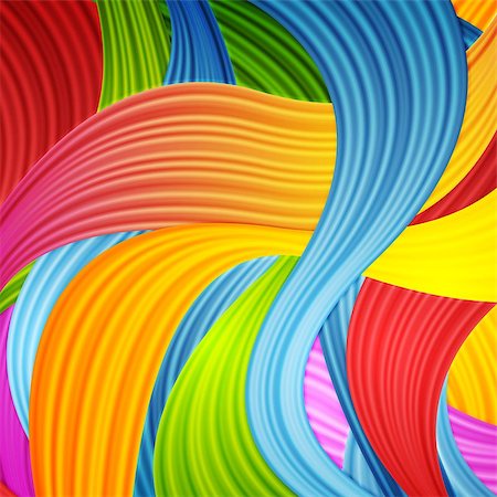 simsearch:400-08291134,k - Abstract colorful wavy pattern design. Vector background Stock Photo - Budget Royalty-Free & Subscription, Code: 400-08502184