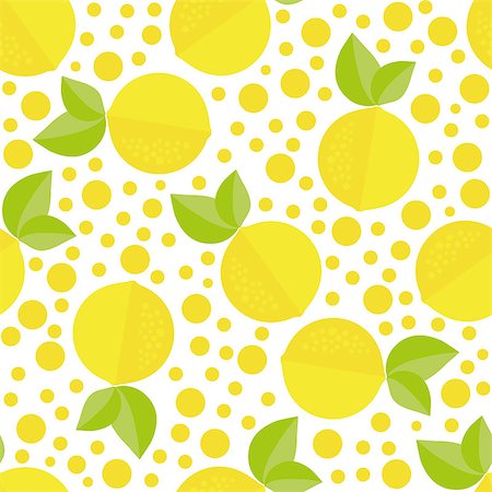 drawing lemon - Hand drawn seamless texture with floral elements and lemons. Vector background. Stock illustration. Stock Photo - Budget Royalty-Free & Subscription, Code: 400-08502229