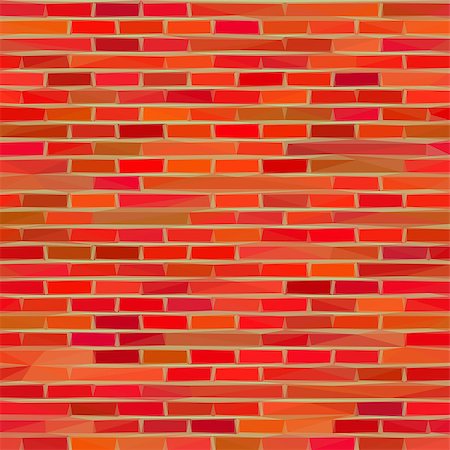 simsearch:400-08224001,k - Brick Wall Texture, Abstract Low Poly Background for Design. Vector Photographie de stock - Aubaine LD & Abonnement, Code: 400-08502465