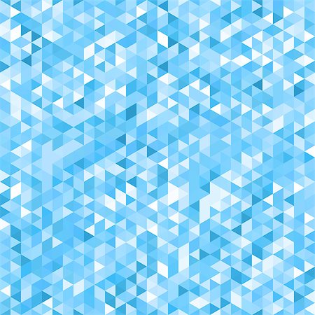 simsearch:400-08508868,k - Blue mosaic geometric pattern.  Vector seamless background. Foto de stock - Royalty-Free Super Valor e Assinatura, Número: 400-08503069
