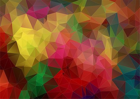 simsearch:400-08345289,k - Polygonal background. Composition with triangles geometric shapes. vector Stock Photo - Budget Royalty-Free & Subscription, Code: 400-08503465