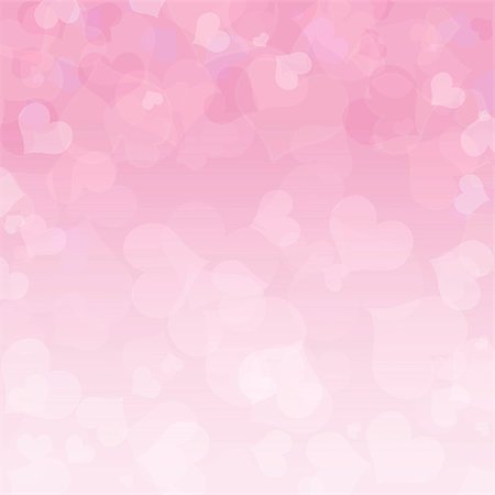 Valentine's day background with hearts Stock Photo - Budget Royalty-Free & Subscription, Code: 400-08528677