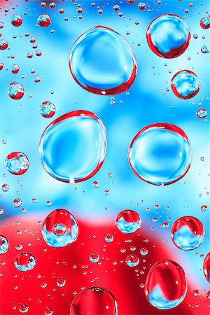 simsearch:649-05950711,k - Abstract red and blue background with various water drops Stock Photo - Budget Royalty-Free & Subscription, Code: 400-08529081