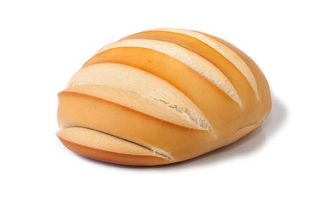 Spanish one kilo bread loaf. Isolated over white background Stockbilder - Microstock & Abonnement, Bildnummer: 400-08529787