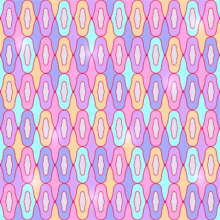 simsearch:400-06858449,k - Seamless Geometric Pastel Pattern in Pink Purple Blue Colors. Vector Background Stock Photo - Budget Royalty-Free & Subscription, Code: 400-08530047