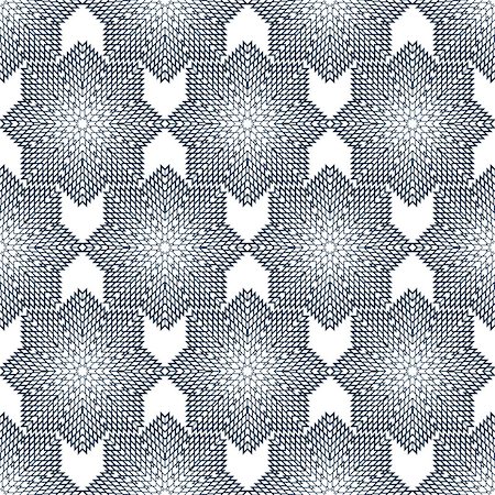 simsearch:400-08014665,k - Black and white seamless background with a geometrical ornament.  Vector illustration Stock Photo - Budget Royalty-Free & Subscription, Code: 400-08531464