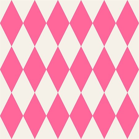 pierrot - Pink tile vector pattern or decoration background wallpaper Photographie de stock - Aubaine LD & Abonnement, Code: 400-08532596