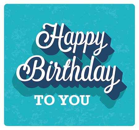 Happy Birthday greeting card. Vector illustration. Photographie de stock - Aubaine LD & Abonnement, Code: 400-08532700