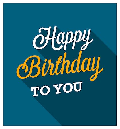 simsearch:400-08647286,k - Happy Birthday greeting card. Vector illustration. Foto de stock - Super Valor sin royalties y Suscripción, Código: 400-08533797