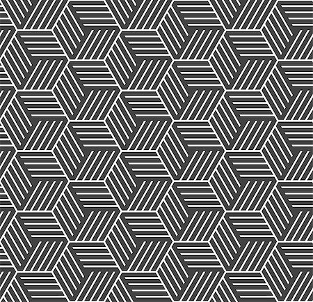 simsearch:400-08652412,k - Seamless geometric pattern in op art design. Vector art. Stock Photo - Budget Royalty-Free & Subscription, Code: 400-08554219