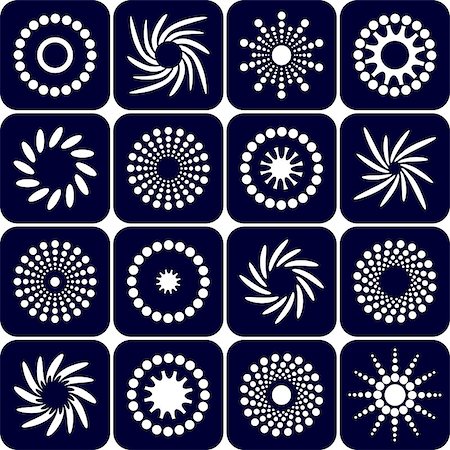 dot abstract - Design elements set. Vector art. Stock Photo - Budget Royalty-Free & Subscription, Code: 400-08556260