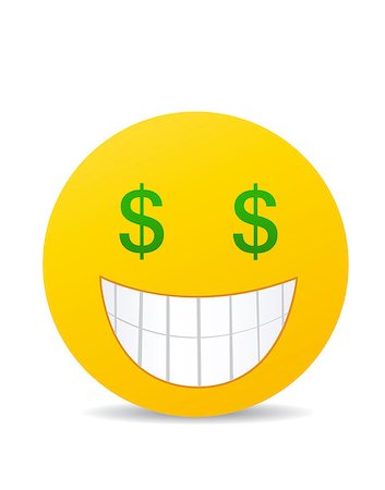 simsearch:400-06076108,k - Modern yellow laughing happy smile Foto de stock - Royalty-Free Super Valor e Assinatura, Número: 400-08556603