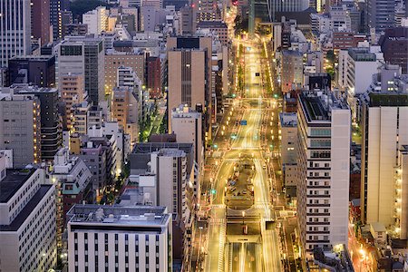 simsearch:400-06640466,k - Tokyo, Japan cityscape in the Toranomon district. Stock Photo - Budget Royalty-Free & Subscription, Code: 400-08557034
