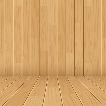 damaged wood floor - vector wooden texture empty room background Stock Photo - Budget Royalty-Free & Subscription, Code: 400-08551496