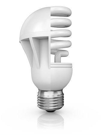 simsearch:622-06397857,k - collage of fluorescent and LED bulbs on a white background Stockbilder - Microstock & Abonnement, Bildnummer: 400-08552065