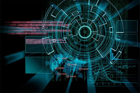 eye laser beam - rendering of a futuristic cyber background target with laser light bright effect Foto de stock - Super Valor sin royalties y Suscripción, Código: 400-08552314