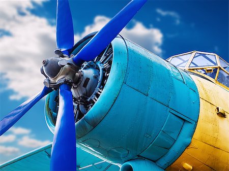 simsearch:400-09119906,k - picture of a old airplane Stock Photo - Budget Royalty-Free & Subscription, Code: 400-08574295