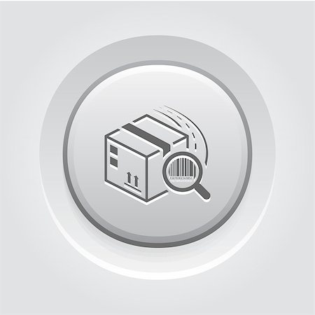simsearch:400-07666842,k - Package Tracking  Icon. Business Concept. Grey Button Design Foto de stock - Super Valor sin royalties y Suscripción, Código: 400-08574826