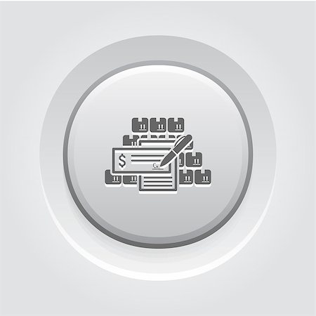 simsearch:400-07666842,k - Wholesale Icon. Business Concept. Grey Button Design Foto de stock - Super Valor sin royalties y Suscripción, Código: 400-08574925