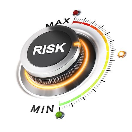 simsearch:400-04880391,k - Risk level knob positioned on medium position, white background and orange light. 3D illustration concept for business security management. Photographie de stock - Aubaine LD & Abonnement, Code: 400-08575201