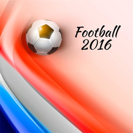 simsearch:400-05747264,k - Football background with france flag colors. Vector illustration. Soccer championship card. Stock Photo - Budget Royalty-Free & Subscription, Code: 400-08575752