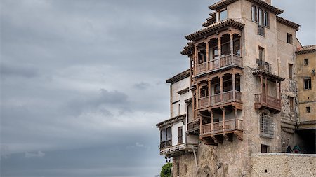 Closeup view of hanging houses in Cuenca, Spain Photographie de stock - Aubaine LD & Abonnement, Code: 400-08575915