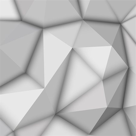 simsearch:400-08094145,k - White abstract low-poly, polygonal triangular mosaic background for design concepts, posters, banners, web, presentations and prints. Vector illustration. Realistic 3D render design template Photographie de stock - Aubaine LD & Abonnement, Code: 400-08572103