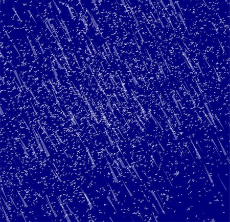 rainfall - Rainy sky vector illustration on a blue background Stock Photo - Budget Royalty-Free & Subscription, Code: 400-08572111