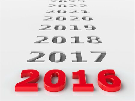 simsearch:400-08575544,k - 2016 future represents the new year 2016, three-dimensional rendering Stockbilder - Microstock & Abonnement, Bildnummer: 400-08572579