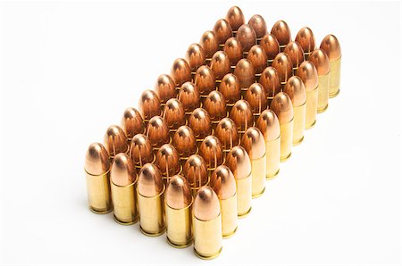 9mm bullets in a row Foto de stock - Super Valor sin royalties y Suscripción, Código: 400-08572728