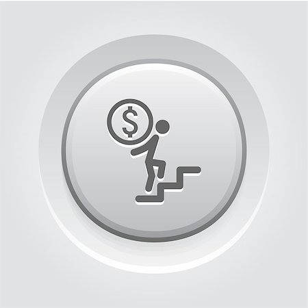 simsearch:400-08159452,k - Way to Success Icon. Business Concept. Grey Button Design Stock Photo - Budget Royalty-Free & Subscription, Code: 400-08573132