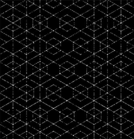 simsearch:400-05183442,k - Scratchy Hexagon Seamless Pattern. Seamless repeating geometric pattern. Vector illustration. Stock Photo - Budget Royalty-Free & Subscription, Code: 400-08573724
