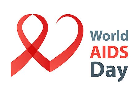 simsearch:400-08341383,k - World aids day vector illustration. Red Aids Ribbon heart concept. Stock Photo - Budget Royalty-Free & Subscription, Code: 400-08615530