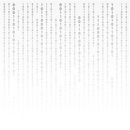 Black and White. Algorithm Binary Code with digits on background, encoding, decryptiondata code, matrix. Vector Illustration. EPS10 Foto de stock - Super Valor sin royalties y Suscripción, Código: 400-08616217