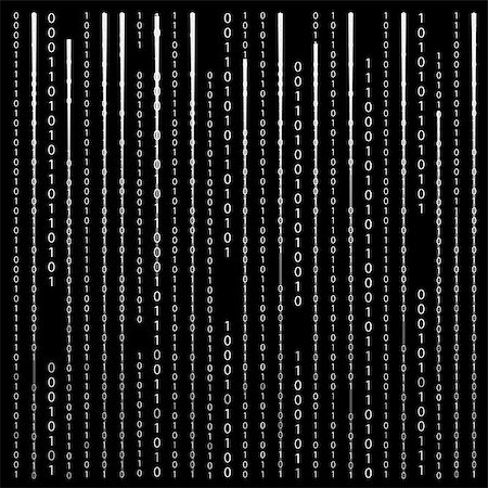 simsearch:400-04145785,k - Black and White. Algorithm Binary Code with digits on background, encoding, decryptiondata code, matrix. Vector Illustration. EPS10 Foto de stock - Super Valor sin royalties y Suscripción, Código: 400-08616220